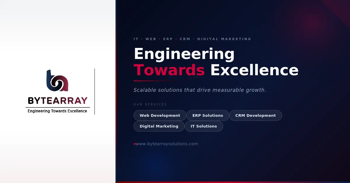 Website Development, Digital Marketing, ERP & CRM Services | ByteArray ...