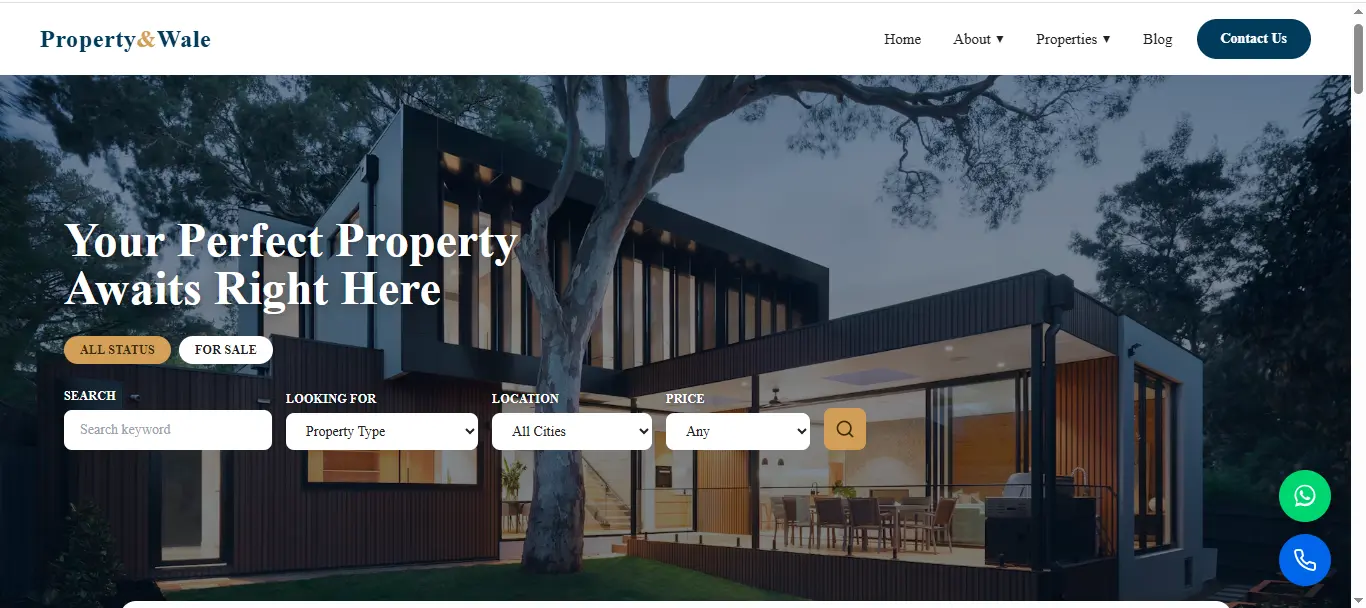 Premium Real Estate Website